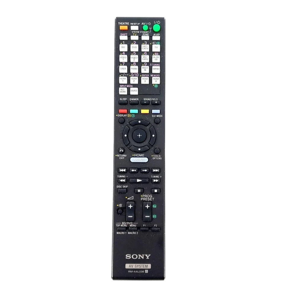 Genuine Sony RM-AAL036 AV System Remote Control OEM Original Tested & Works